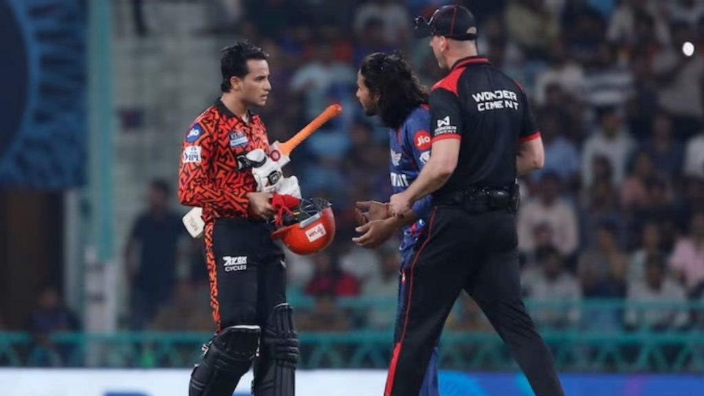 IPL 2025: [Watch] Abhishek Sharma and Digvesh Rathi Involved in Heated Exchange During LSG vs SRH Match