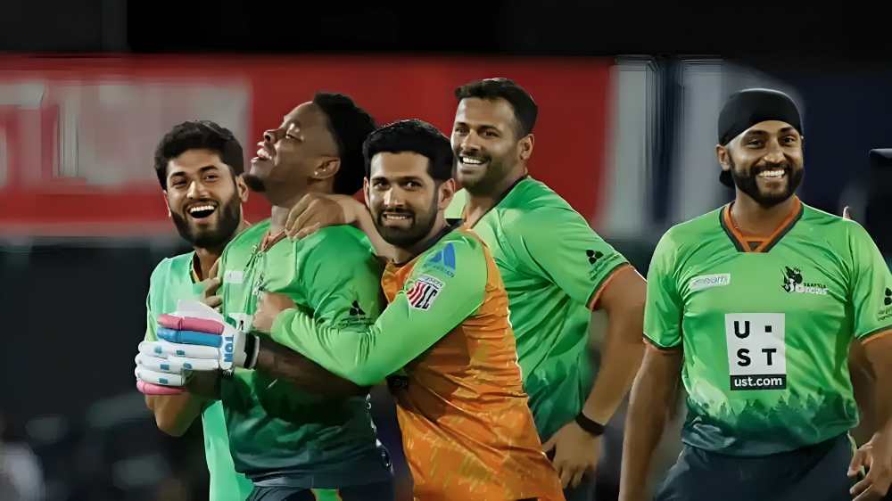 [Watch] Shimron Hetmyer seals the win with a six as Seattle Orcas require 6 runs off the final ball to claim their first victory in MLC 2025.