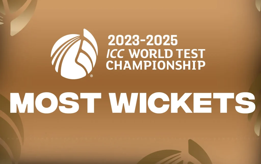 Who was the highest wicket-taker in the ICC World Test Championship 2023-25?