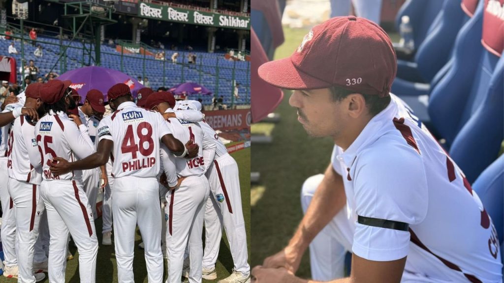IND vs WI: Why West Indies Players Wore Black Armbands on Day 1 of Second Test – The Reason Explained