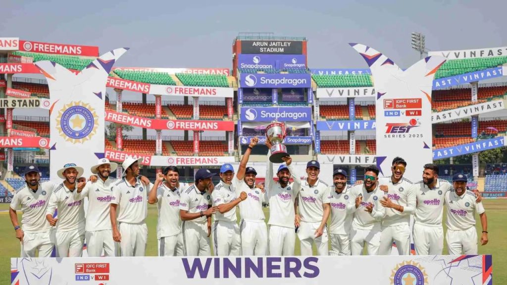 When is India’s next Test match scheduled following the conclusion of the West Indies series?